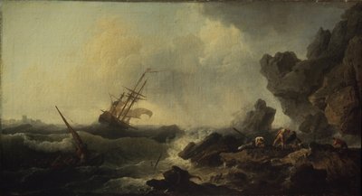 Sturm auf dem Meer von Claude Joseph Vernet