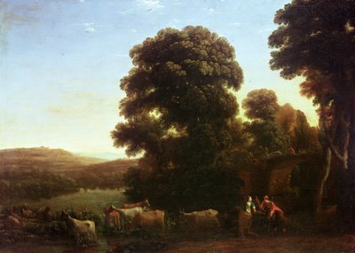 Eine pastorale Landschaft von Claude Lorrain