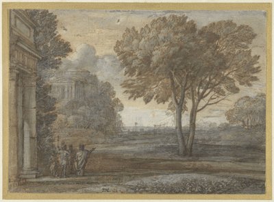 Aeneas auf Delos von Claude Lorrain