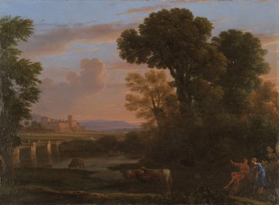 Pastorale Landschaft, 1648 von Claude Lorrain