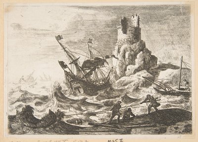 Das Schiffswrack, ca. 1638-41 von Claude Lorrain