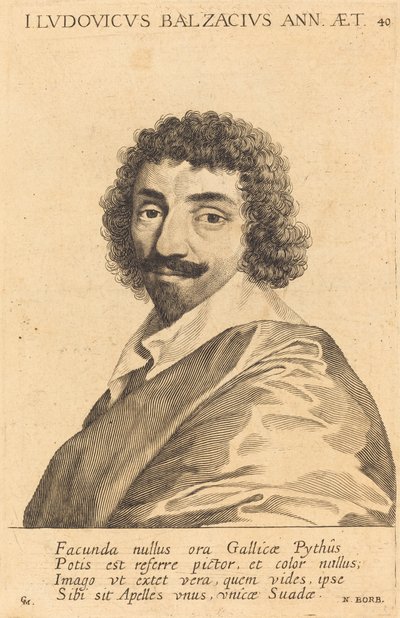 Jean-Louis Guez de Balzac von Claude Mellan