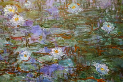 Blaue Seerosen (Detail) von Claude Monet