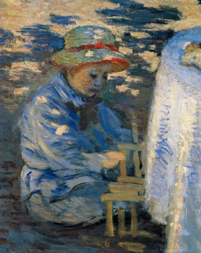 Frühstück im Garten, von Claude Monet von Claude Monet
