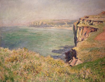 Klippe bei Varengeville, 1882 von Claude Monet