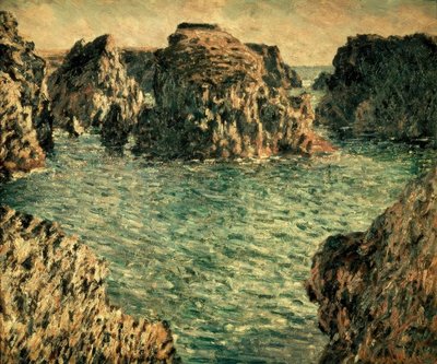Eingang von Port-Goulphar, Belle-Ile von Claude Monet