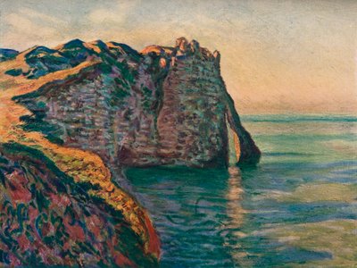 Falaises in Etretat, 1885 von Claude Monet