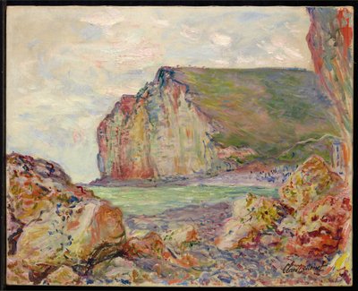 Klippen von Petites-Dalles, 1884 von Claude Monet