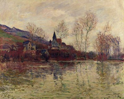 Überschwemmungen in Giverny, 1886 von Claude Monet