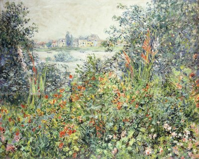 Blumen in Vetheuil, 1881 von Claude Monet