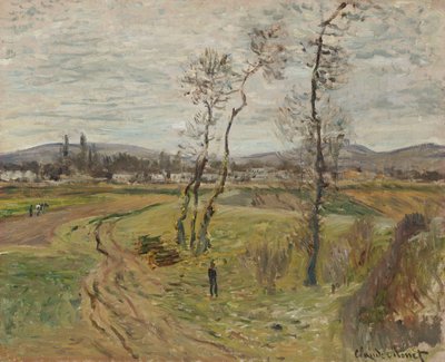 Gennevilliers-Ebene; La Plaine de Gennevilliers, 1877 von Claude Monet