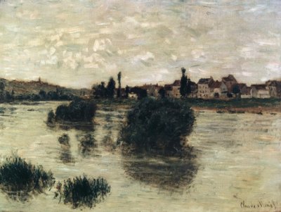 Die Seine bei Lavacourt von Claude Monet