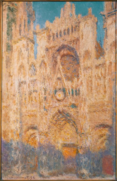 Die Kathedrale von Rouen von Claude Monet