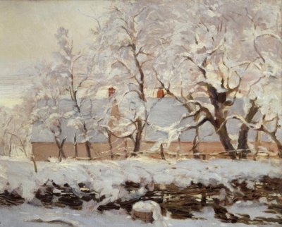 Die Elster von Claude Monet