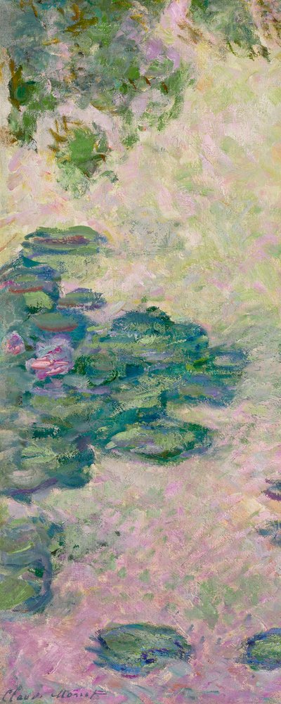 Seerosen (Fragment) von Claude Monet