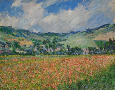 Mohnfeld in Giverny, 1885 von Claude Monet