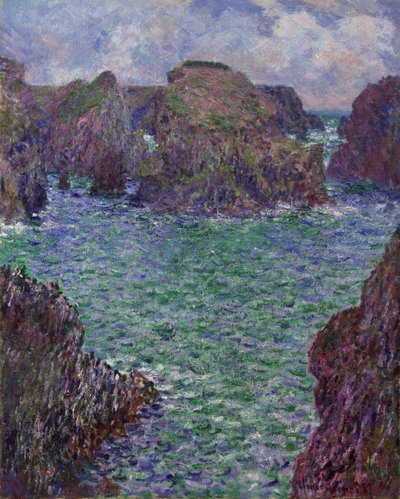 Port-Goulphar, Belle-Île, 1887 von Claude Monet
