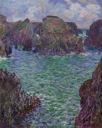 Port-Goulphar, Belle-Île von Claude Monet