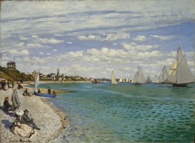 Regatta bei Sainte-Adresse von Claude Monet