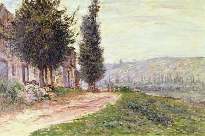 Flussufer bei Lavacourt, 1879 von Claude Monet