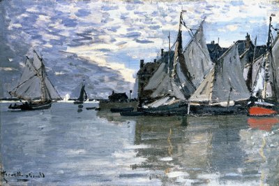 Segelboote, ca. 1864-1866 von Claude Monet