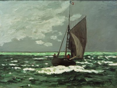 Seestück: Sturm von Claude Monet