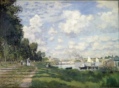 Das Becken von Argenteuil von Claude Monet