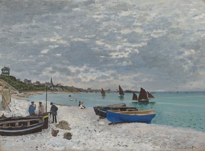 Der Strand von Sainte-Adresse von Claude Monet