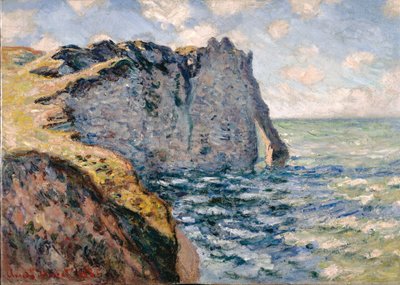 Die Klippe von Aval, Étretat von Claude Monet