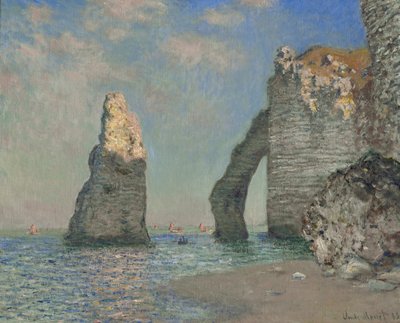 Die Klippen von Etretat von Claude Monet