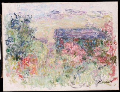 Das Haus durch die Rosen, ca. 1925-26 von Claude Monet