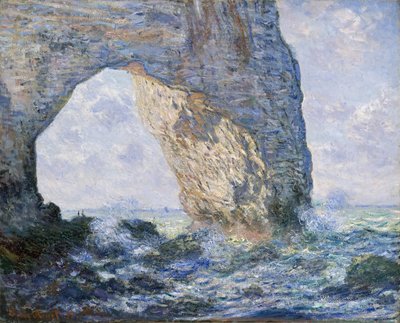 Die Manneporte (Étretat), 1883 von Claude Monet