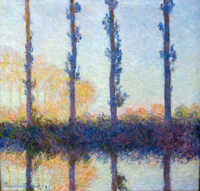 Die vier Bäume von Claude Monet