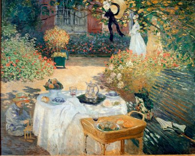 Das Mittagessen, dekoratives Panel von Claude Monet