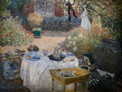 Das Mittagessen: dekoratives Panel von Claude Monet