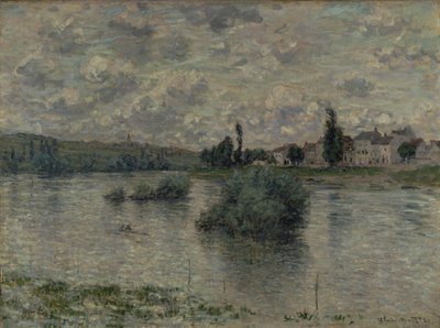 Blick auf die Seine, Lavacourt, 1880 von Claude Monet