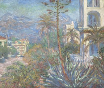 Villen in Bordighera, 1884 von Claude Monet