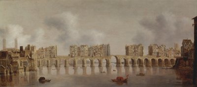 Ansicht der London Bridge von Claude de Jongh