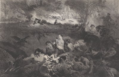 Träume von der Jagd, 1858 von Célestin Nanteuil