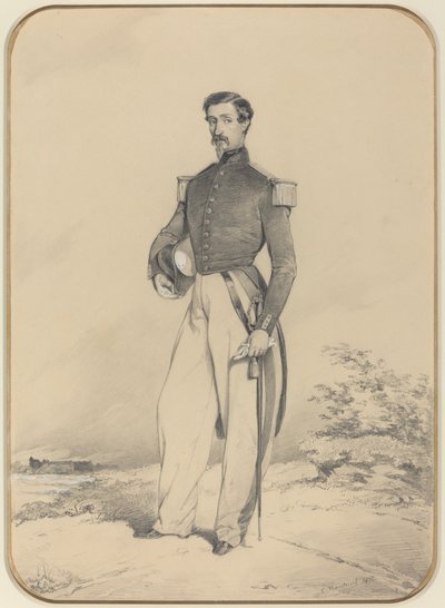 Französischer Offizier von Célestin Nanteuil