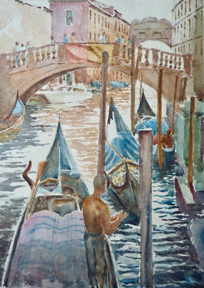 Seufzerbrücke, 2020 von Clive Wilson