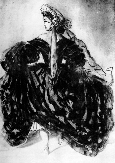 Studie einer Frau von Constantin Guys