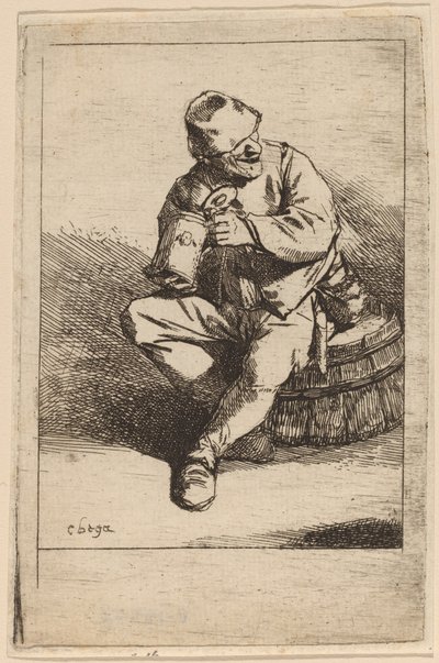 Der Trinker von Cornelis Pietersz Bega