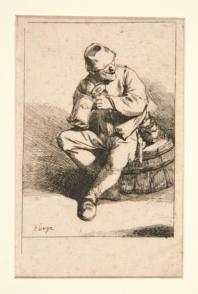Der Trinker von Cornelis Pietersz Bega