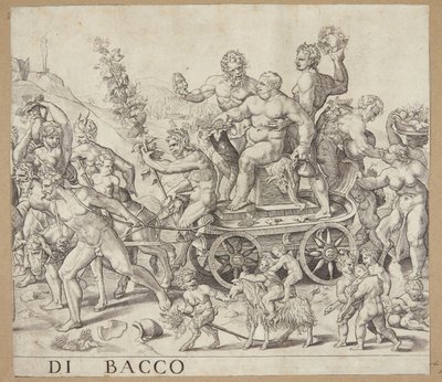 Der Triumph des Bacchus von Cornelis Bos