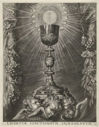 Kelch mit Hostie von Cornelis Galle (I)