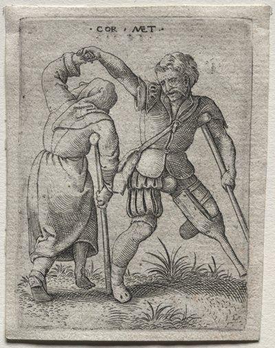 Tanzende Krüppel von Cornelis Massys