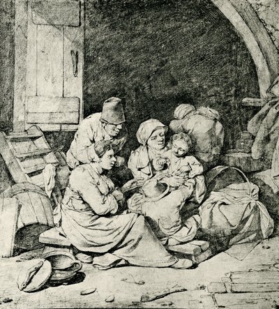 Niederländische Bauernfamilie von Cornelis Pietersz Bega