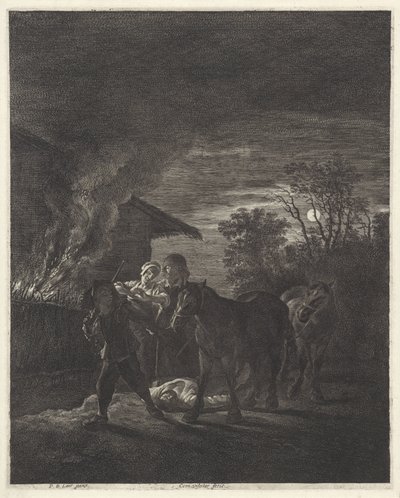 Pferdediebstahl von Cornelis Visscher (II)