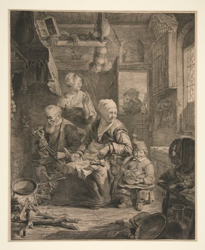 Die Pfannkuchenfrau von Cornelis Visscher